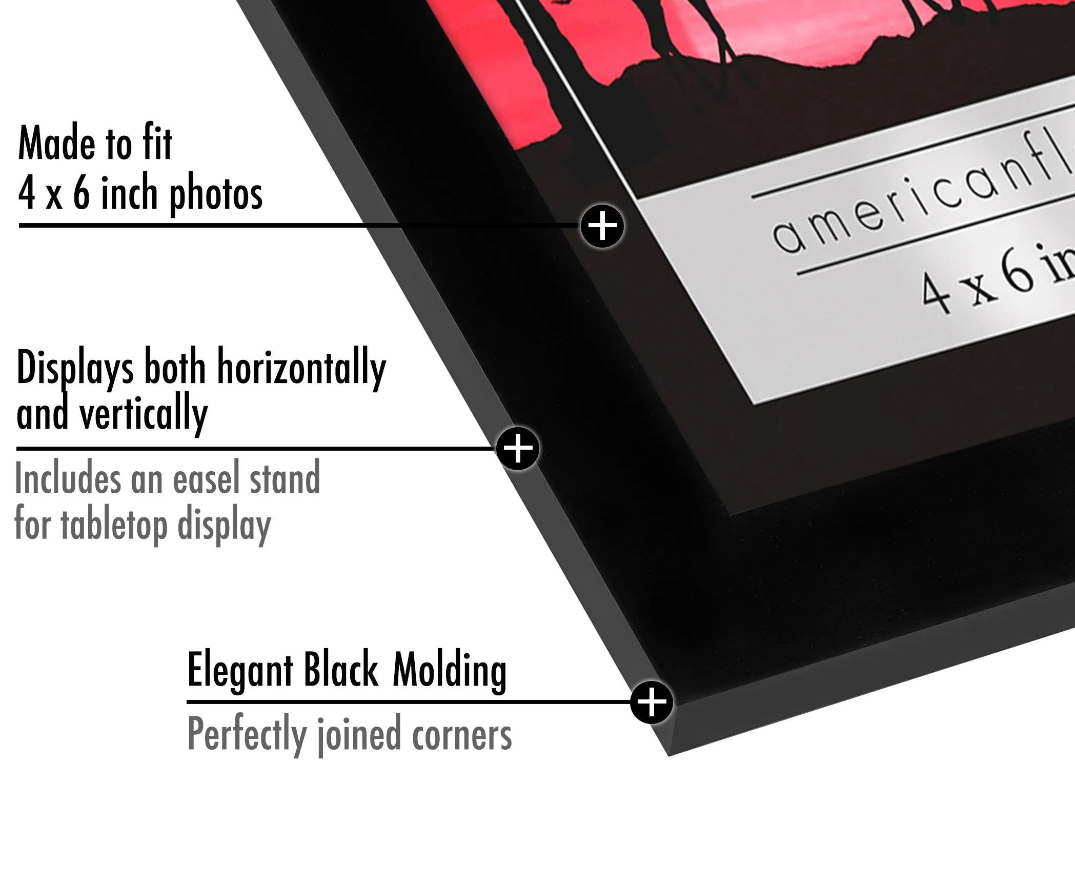 12 Piece - Gallery Wall Picture Frame Set | Black