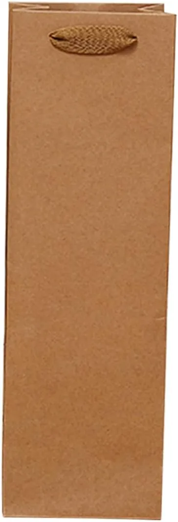 12Pcs Paper Red Wine Durable Drinks Paper Bag for Safe Storage Single Vessel Wine Packing Bags and Events