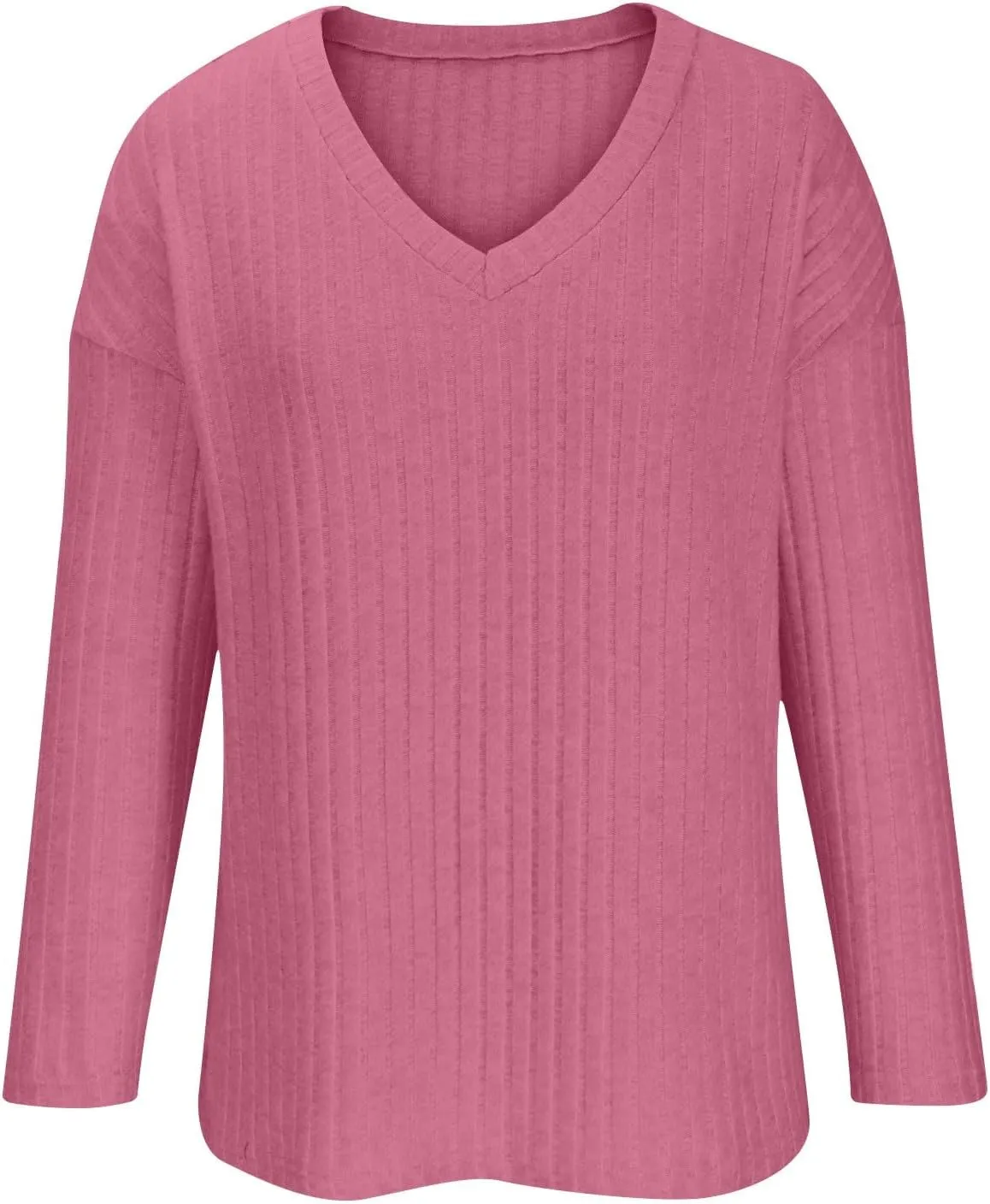 2 Piece Outfits for Women Knit Sweater Long Sleeve Crewneck Tops and Wide Leg Pants 2024 Ribbed Fall Lounge Set