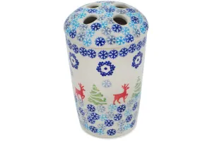 5" Toothbrush Holder - Ring Around The Reindeer