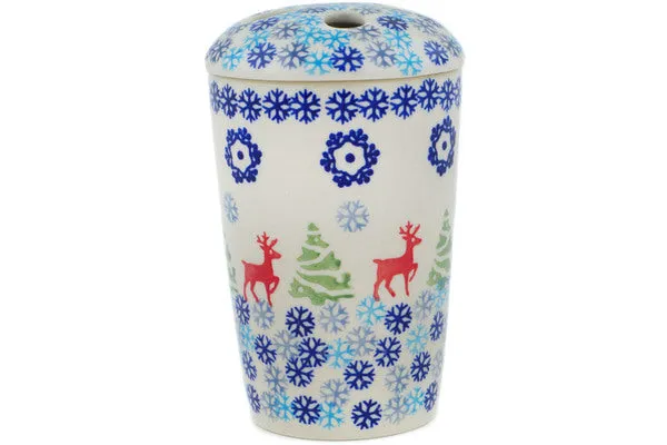 5" Toothbrush Holder - Ring Around The Reindeer