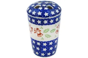 5" Toothbrush Holder - Sleigh Bells