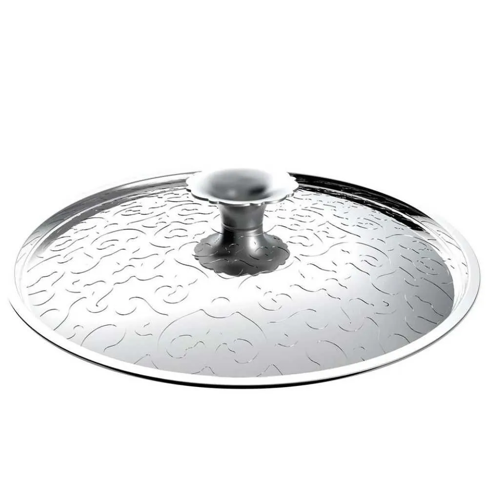 Alessi MW200 Dressed lid for pots in steel