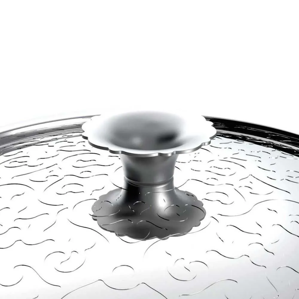 Alessi MW200 Dressed lid for pots in steel