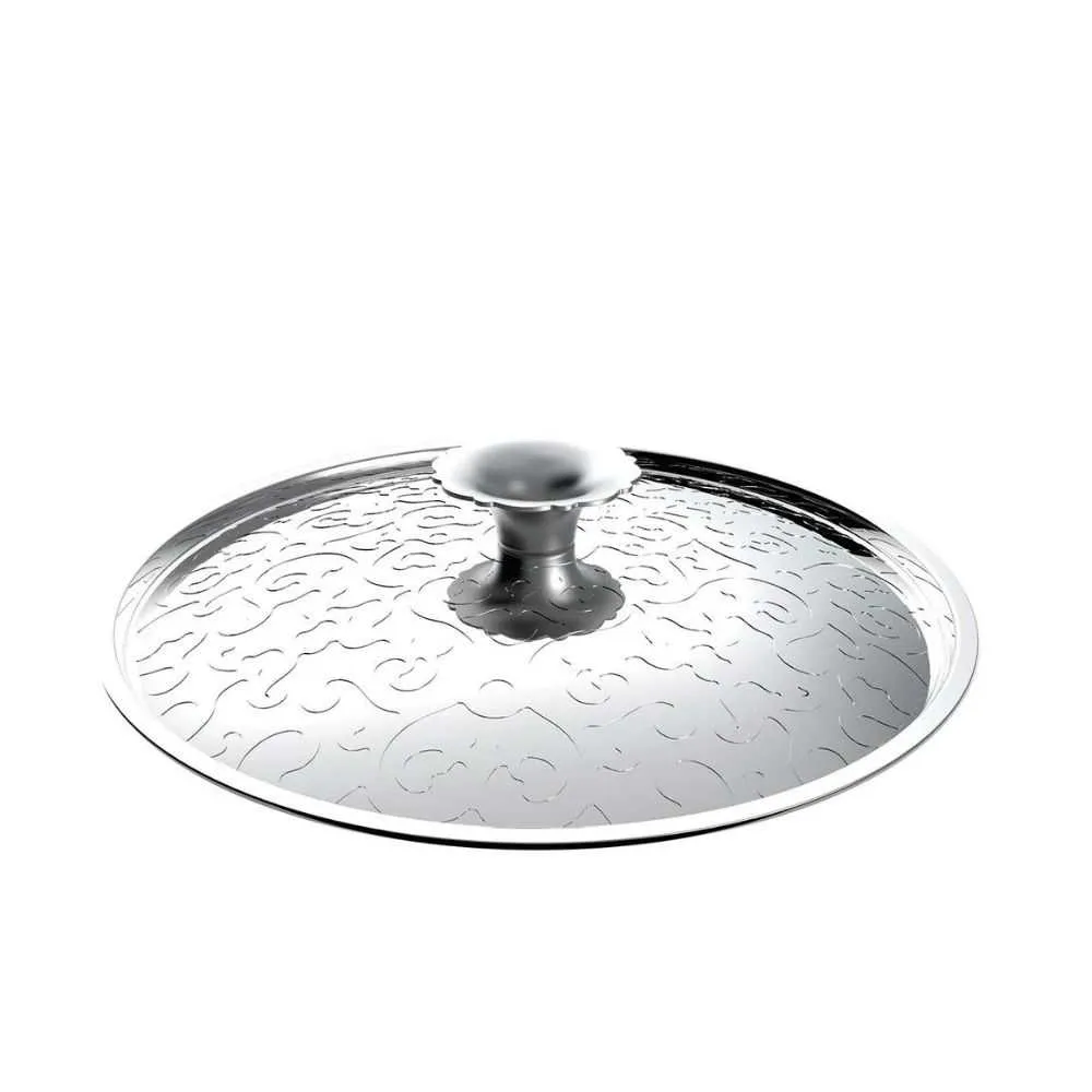 Alessi MW200 Dressed lid for pots in steel