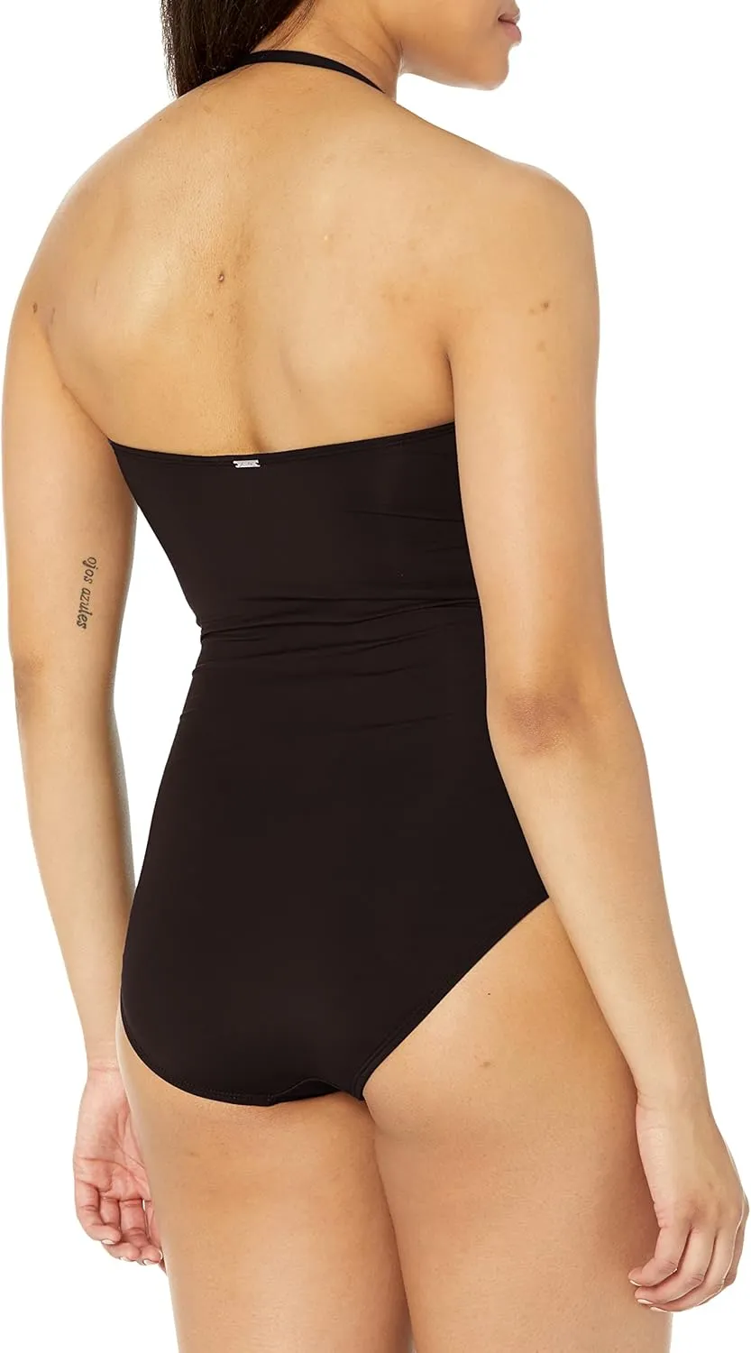 Anne Cole Women's Twist Front Shirred One Piece Swimsuit