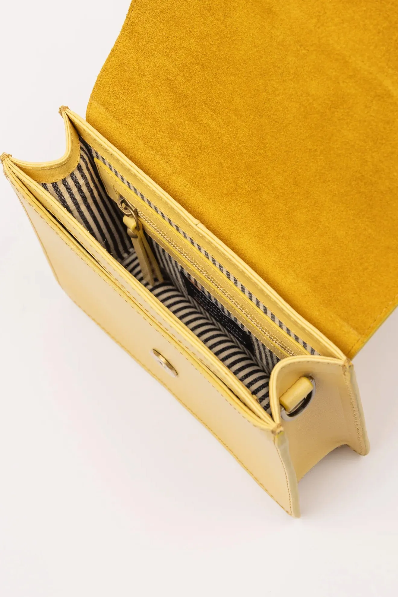 Audrey Mini Bag Butter Yellow Classic Leather