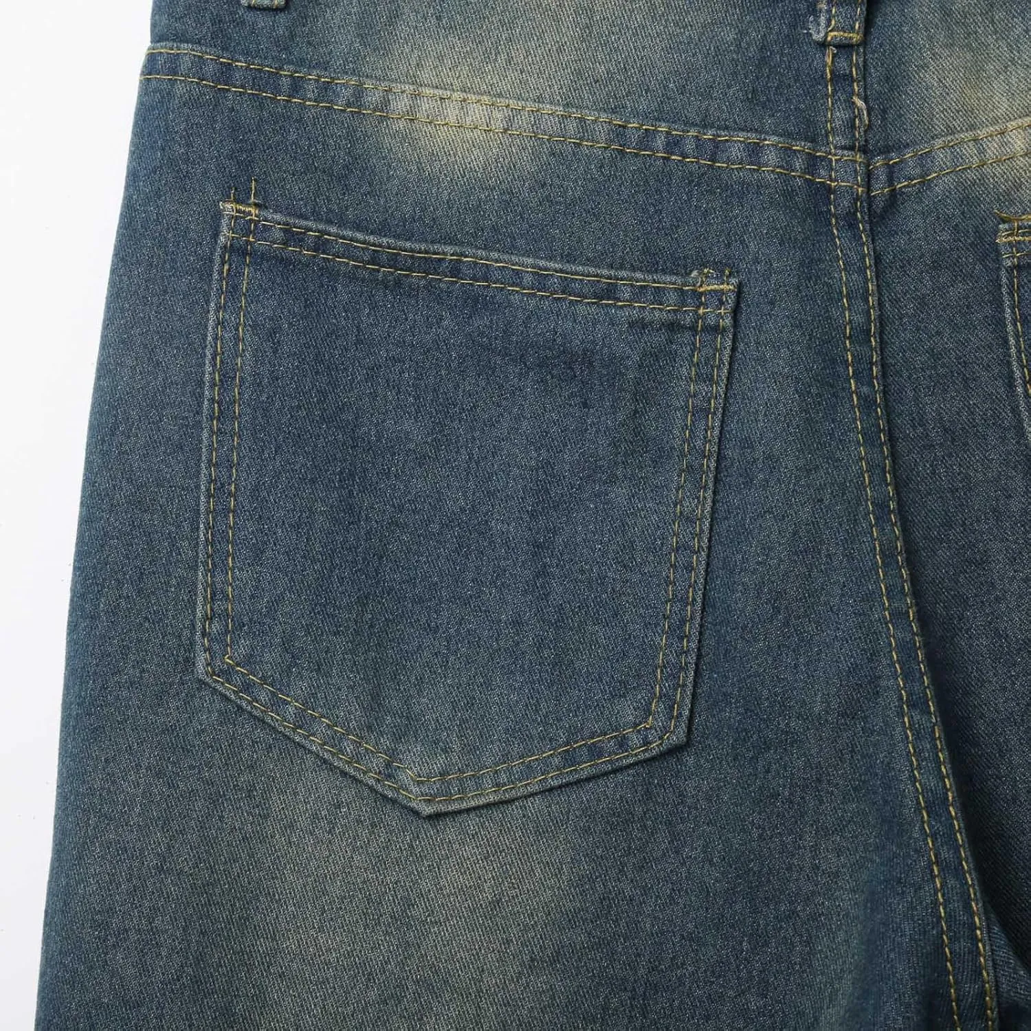 Baggy Jean Shorts for Men Jorts Casual Loose Fit Mid Denim Shorts Skateboard Hip Hop 2025 Trendy Streetwear