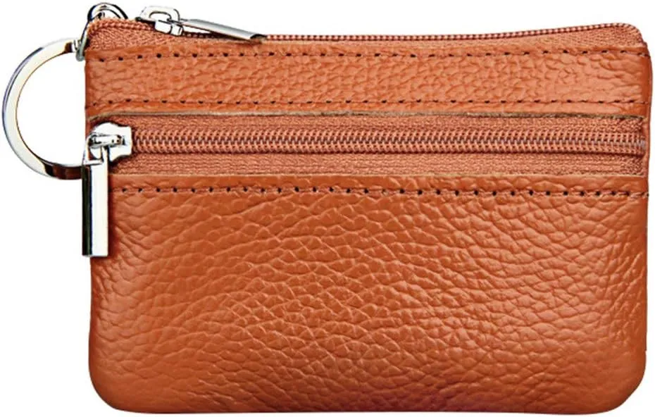 Beach Tote Bag Pouch Leather Women's Purse Zipper Wallet Small Key Mini Ring With Purse For Outdoor Beach Travel U