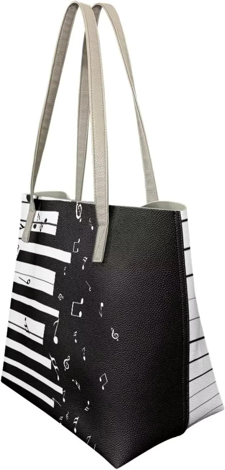 Belidome Tote Bag for Women Travel Work Handbags PU Leather, Lightweight Waterproof Big Capacity with Inside Pockets