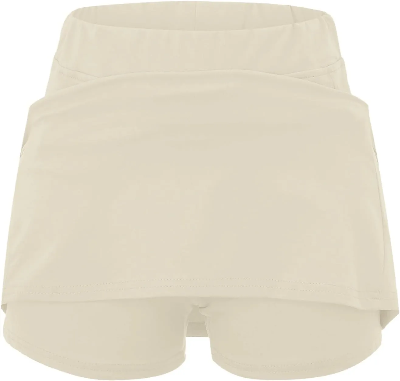 Black Mini Skirt with Shorts High Waisted Womens Skorts with Pockets Tummy Control Plus Size Athletic Sports Skirt