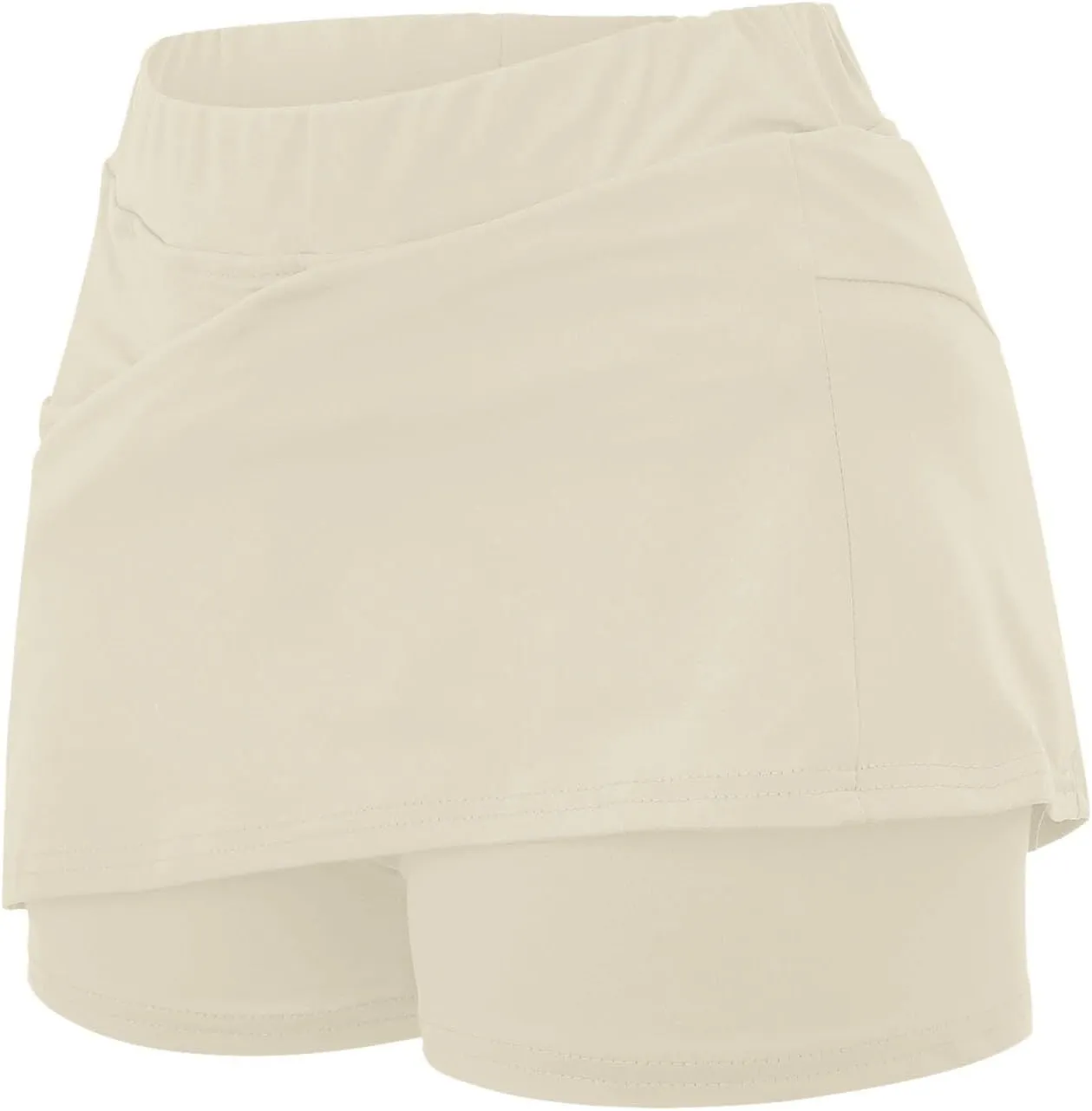 Black Mini Skirt with Shorts High Waisted Womens Skorts with Pockets Tummy Control Plus Size Athletic Sports Skirt