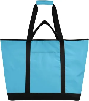 Blue Light Tote Bag for Women Reusable Grocery Bags Insulated Cooler Bag Totes Handbags Shopping Bags