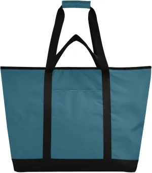 Blue Light Tote Bag for Women Reusable Grocery Bags Insulated Cooler Bag Totes Handbags Shopping Bags