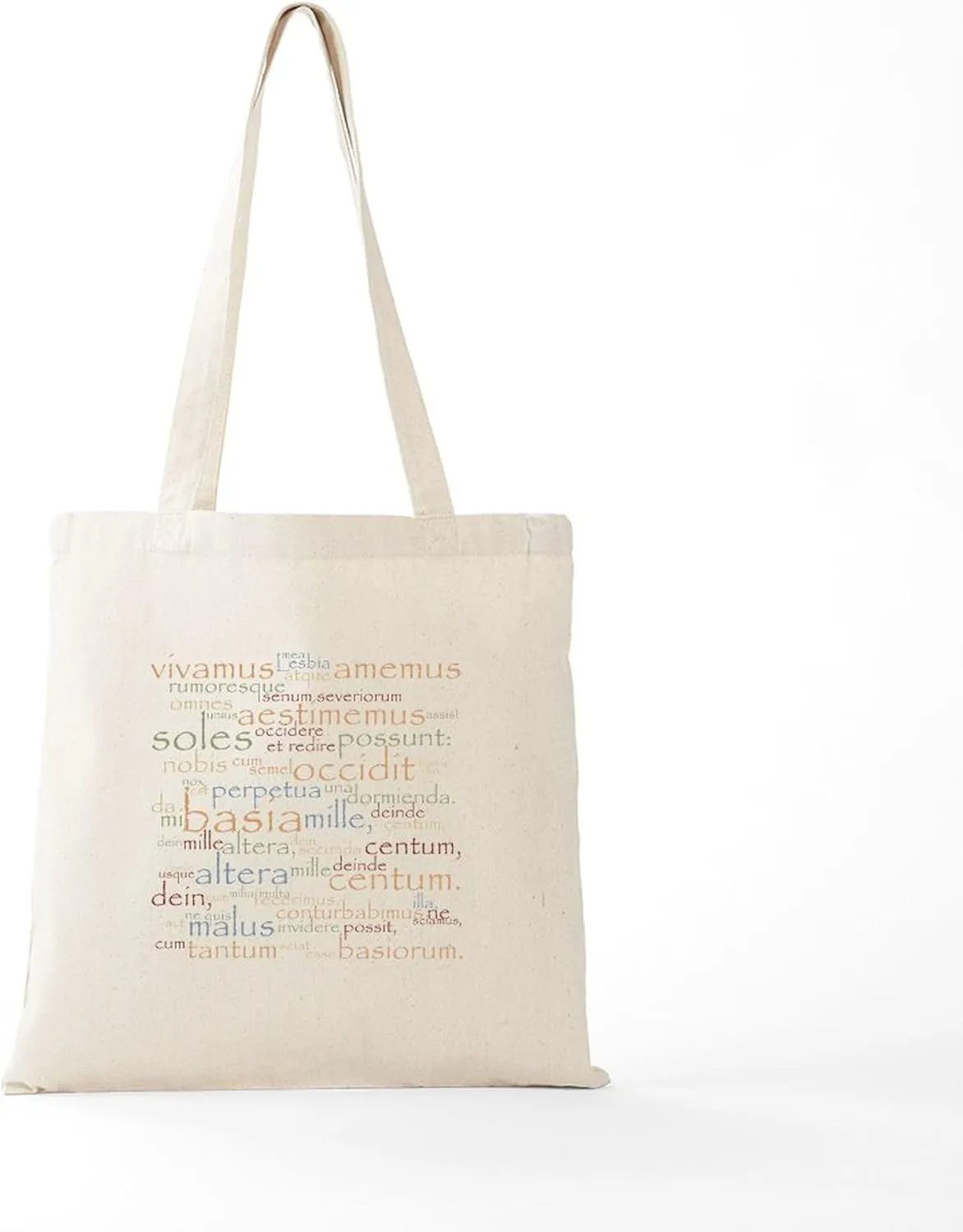 CafePress Catullus Ancient Colors Tote Bag Natural Canvas Tote Bag, Reusable Shopping Bag