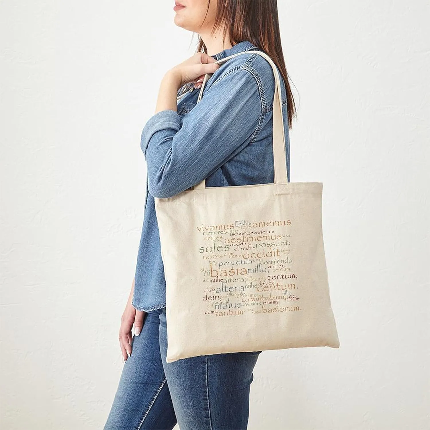 CafePress Catullus Ancient Colors Tote Bag Natural Canvas Tote Bag, Reusable Shopping Bag