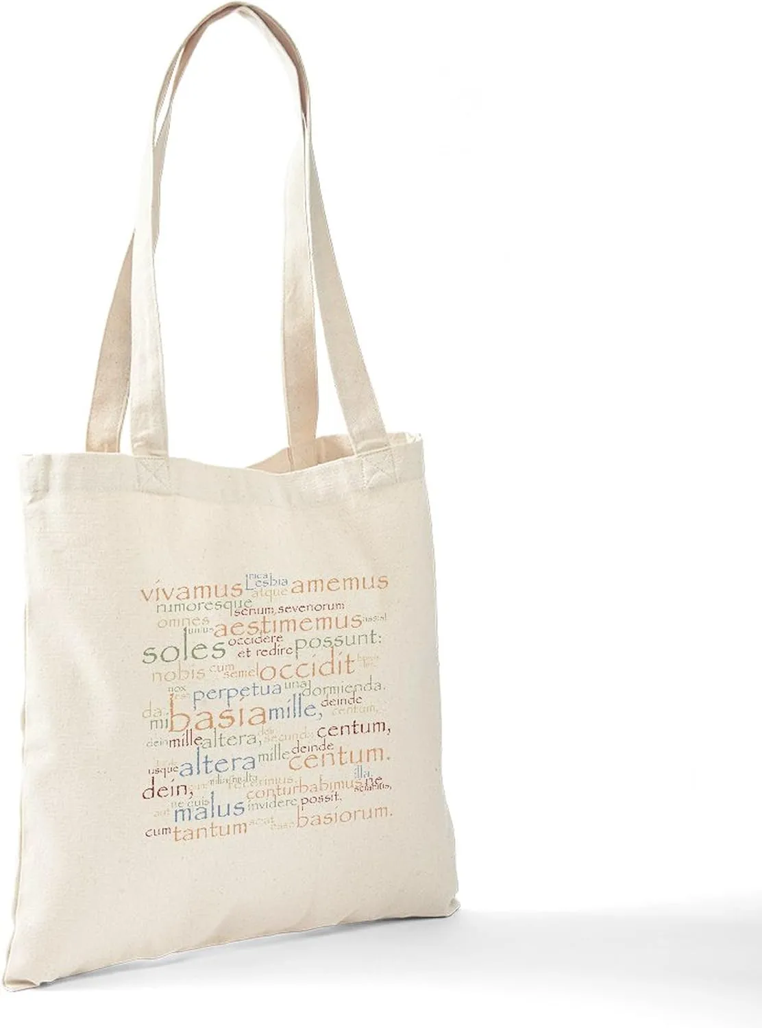CafePress Catullus Ancient Colors Tote Bag Natural Canvas Tote Bag, Reusable Shopping Bag