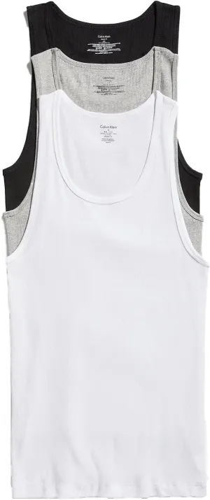 Calvin Klein Men's Cotton Classics 3-Pack Tanks