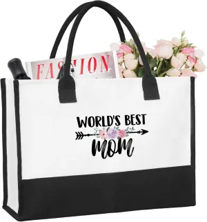 Canvas Tote Bag Canvas Beach Bag,Mothers Day Christmas Birthday Gifts,Thoughtful Gifts,Funny Getaway Shopping Bag Gift.