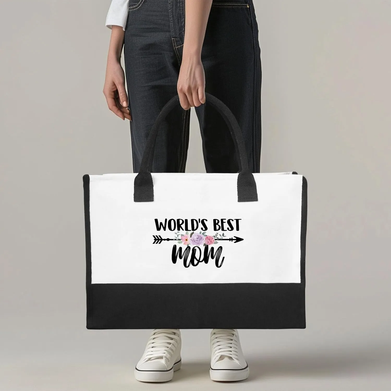 Canvas Tote Bag Canvas Beach Bag,Mothers Day Christmas Birthday Gifts,Thoughtful Gifts,Funny Getaway Shopping Bag Gift.