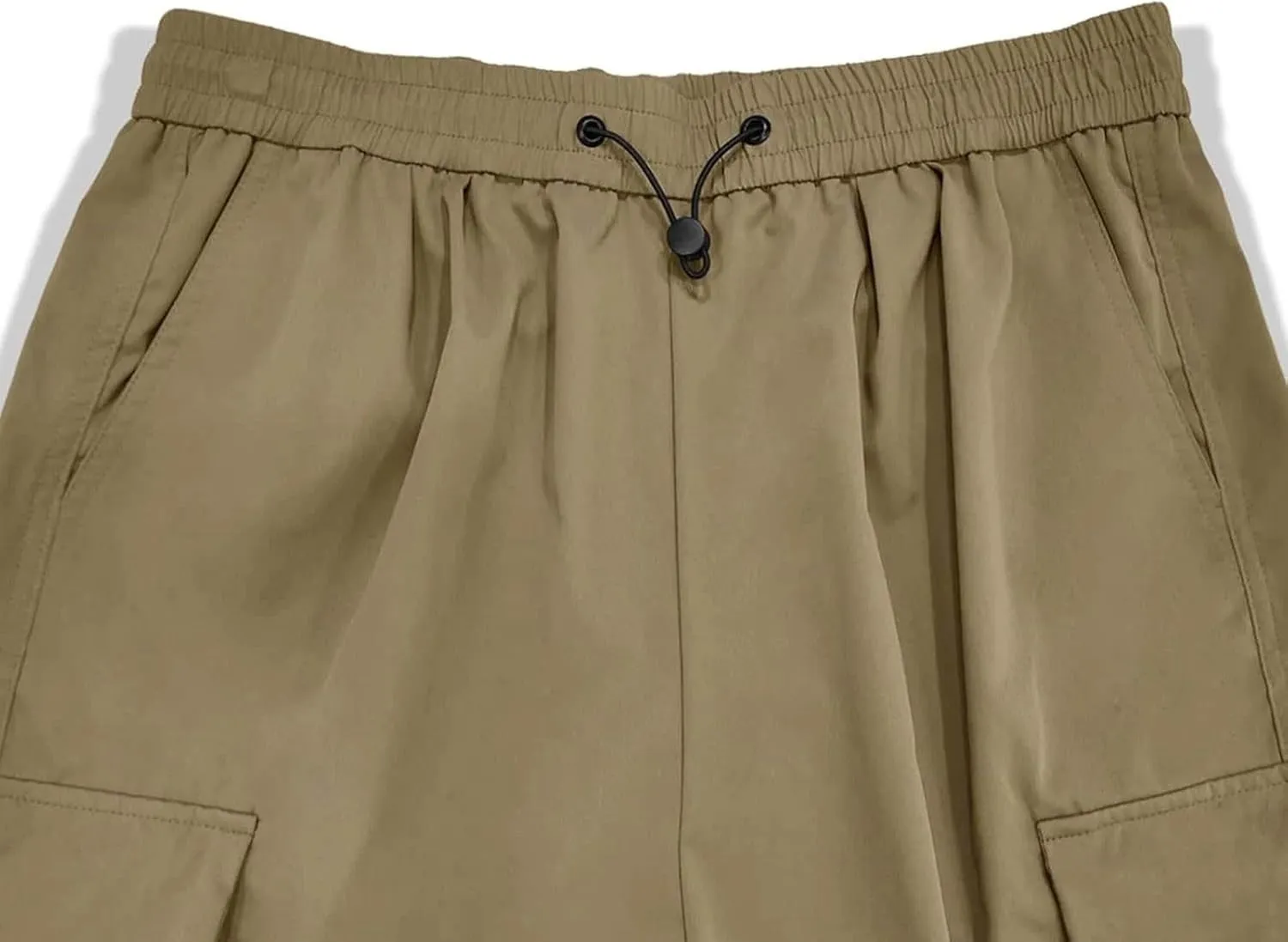 Cargo Pant for Men Casual Work Pant Elasticated Waist Lightweight Outdoor Pants with Pockets