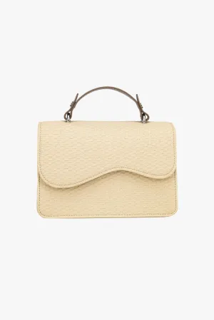 Crane Raffia Structure Bag Sand