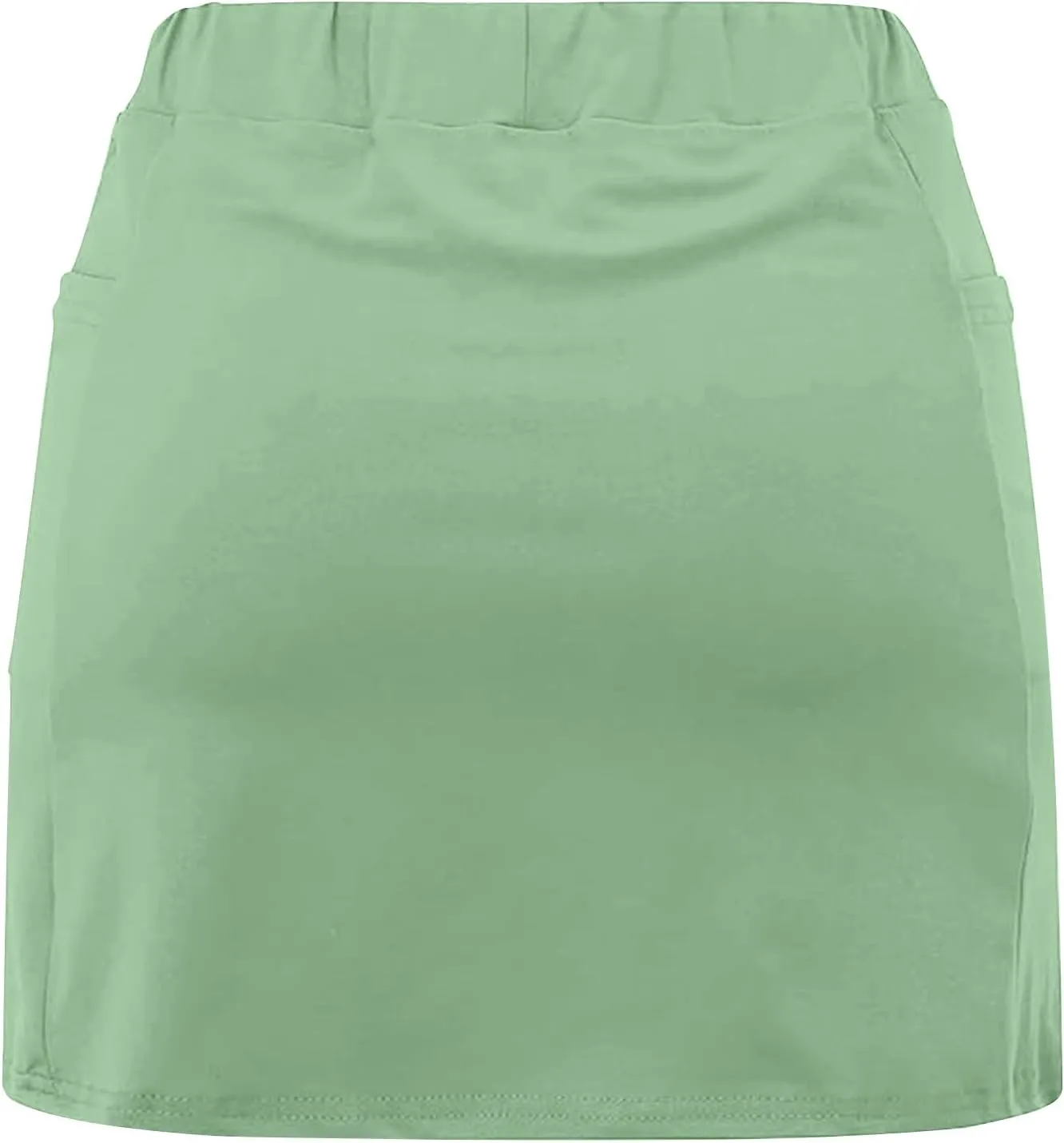 DDAPJ pyju Golf Skirts for Women Elastic High Waisted Athletic Skort Workout Casual Tennis Skirted Shorts for Teen Girls
