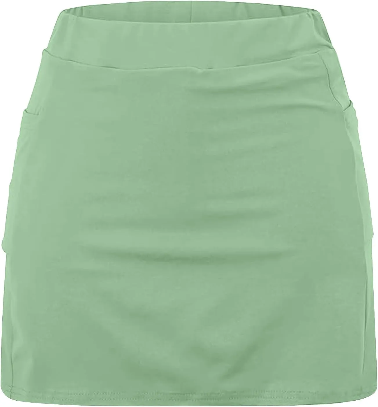 DDAPJ pyju Golf Skirts for Women Elastic High Waisted Athletic Skort Workout Casual Tennis Skirted Shorts for Teen Girls