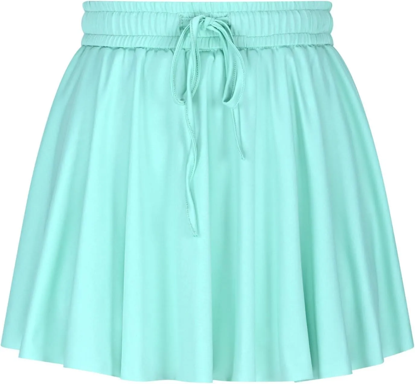 DDAPJ pyju Golf Skirts for Women Pleated Tennis Skirt Drawstring High Waisted Skort Inner Shorts Casual Athletic Mini Skirts