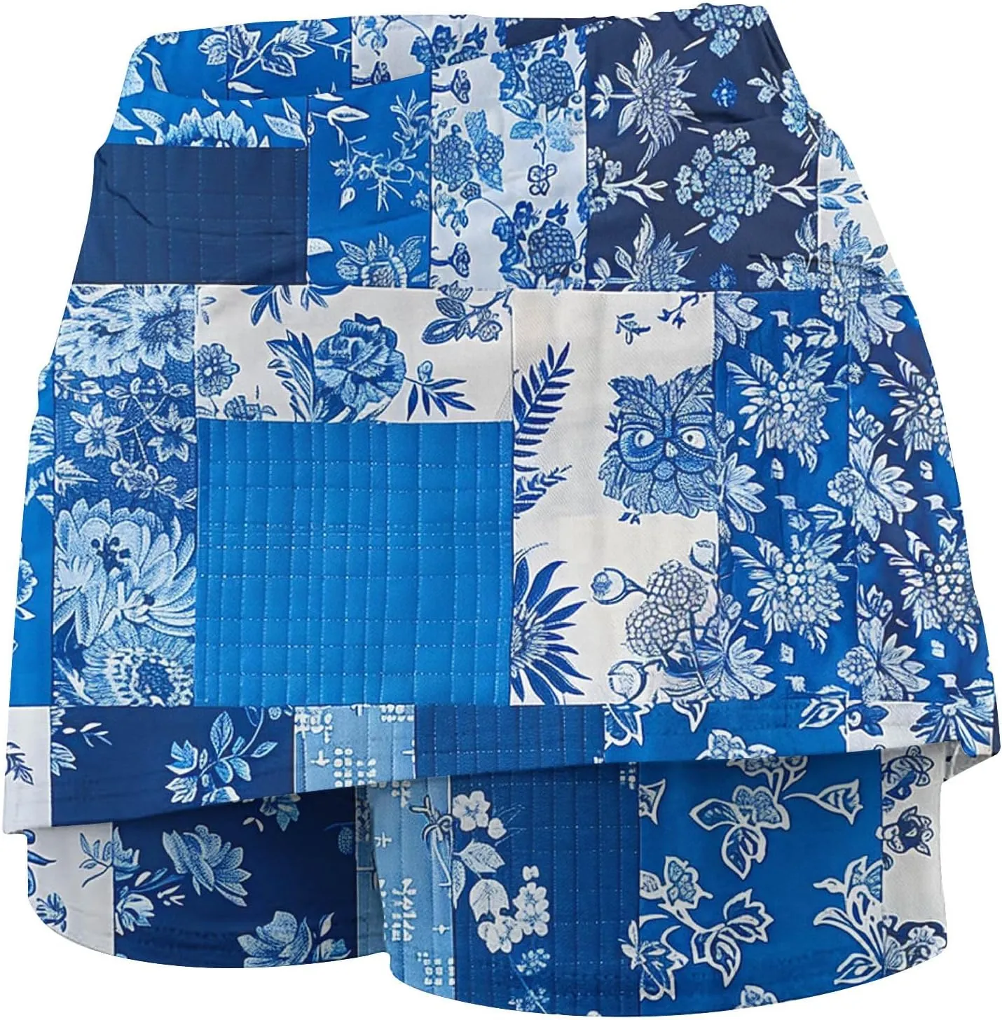DDAPJ pyju Tie Dye Skorts for Woman Fashion High Waisted Women's Tennis Golf Skirts Plus Size Athletic Skirt with Shorts