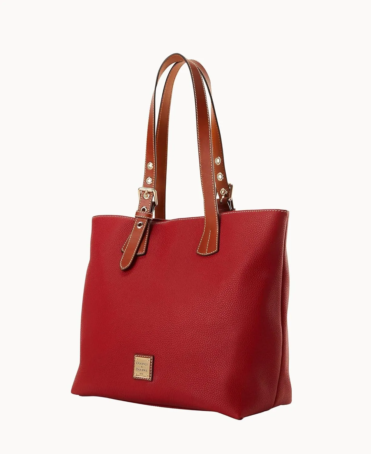 Dooney & Bourke Tote Bags for Women, Pebble Grain Leather Emily Tote Bag with Zipper Compartment