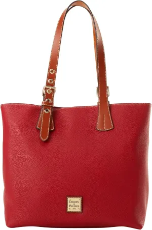 Dooney & Bourke Tote Bags for Women, Pebble Grain Leather Emily Tote Bag with Zipper Compartment