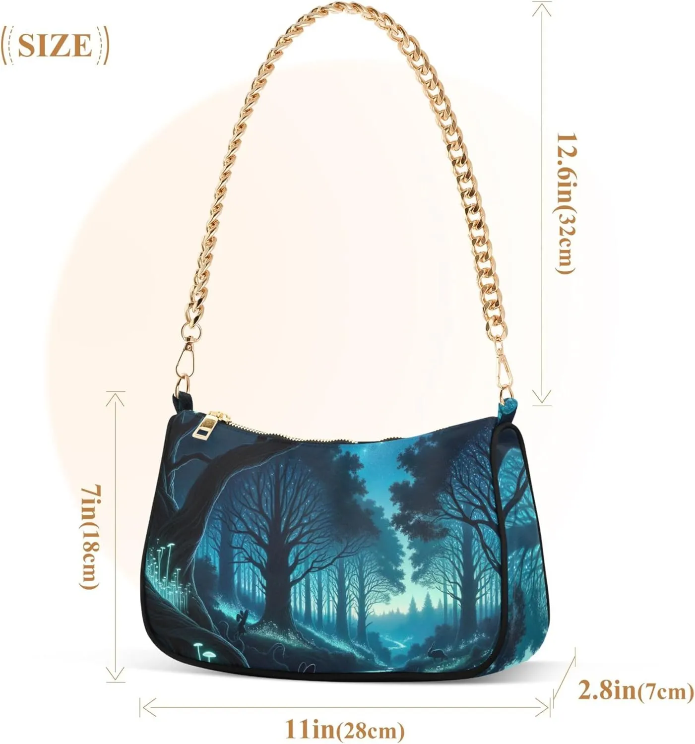Easter Eggs Rabbit Meadow Cute Purses Women Hobo Party Purse Women Small Cute Handbags Cartoon Small Shoulder Bag