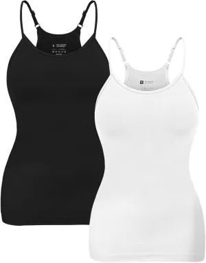 EUYZOU Womens Tummy Control Shapewear Tank Tops Seamless Racerback Compression Tops Slimming Body Shaper Camisole