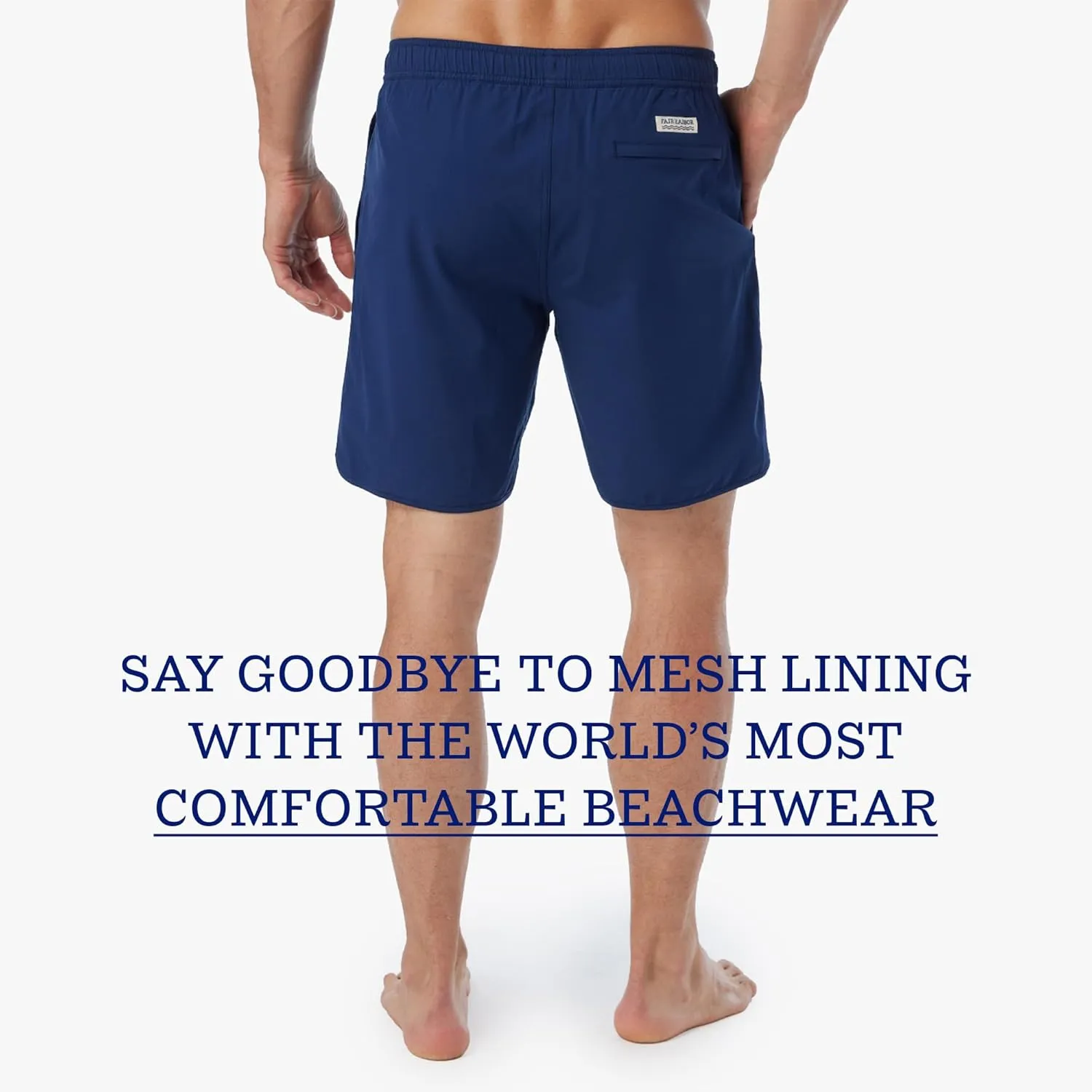 Fair Harbor The Anchor  Mens Swimsuits with BreezeKnit Liner, 8-inch Inseam  Anti- Chafe, Performance Swim Trunks