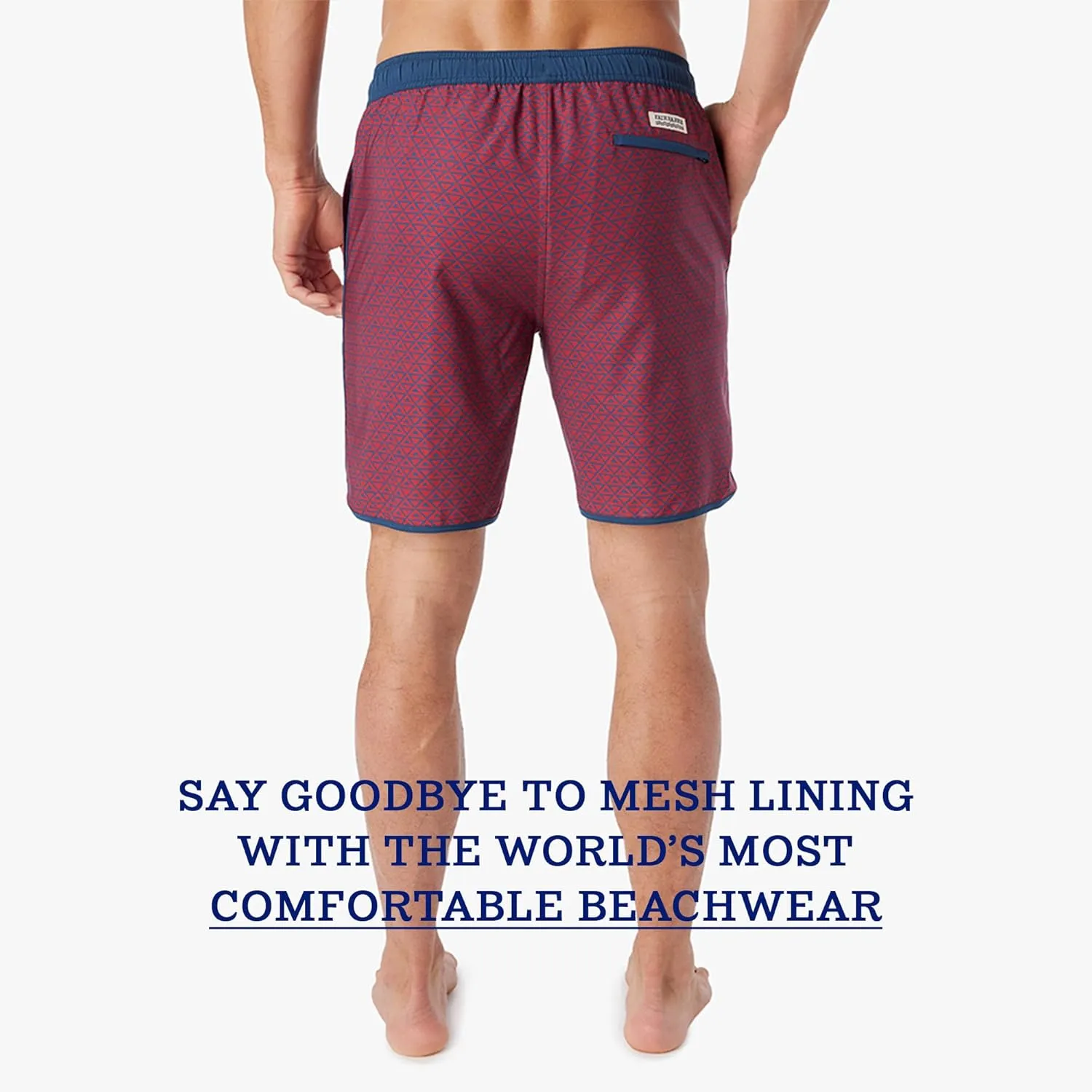 Fair Harbor The Anchor  Mens Swimsuits with BreezeKnit Liner, 8-inch Inseam  Anti- Chafe, Performance Swim Trunks