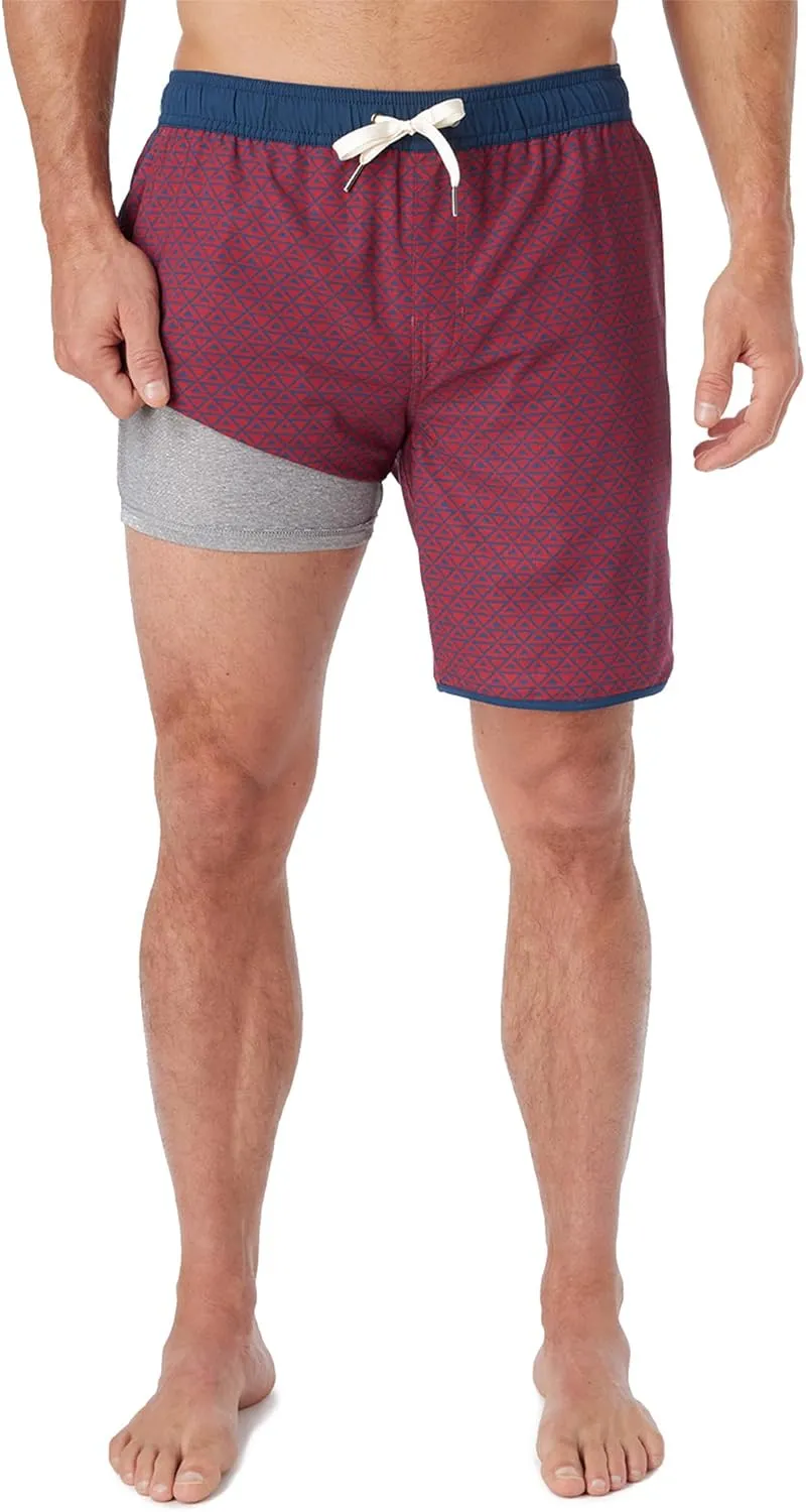Fair Harbor The Anchor  Mens Swimsuits with BreezeKnit Liner, 8-inch Inseam  Anti- Chafe, Performance Swim Trunks
