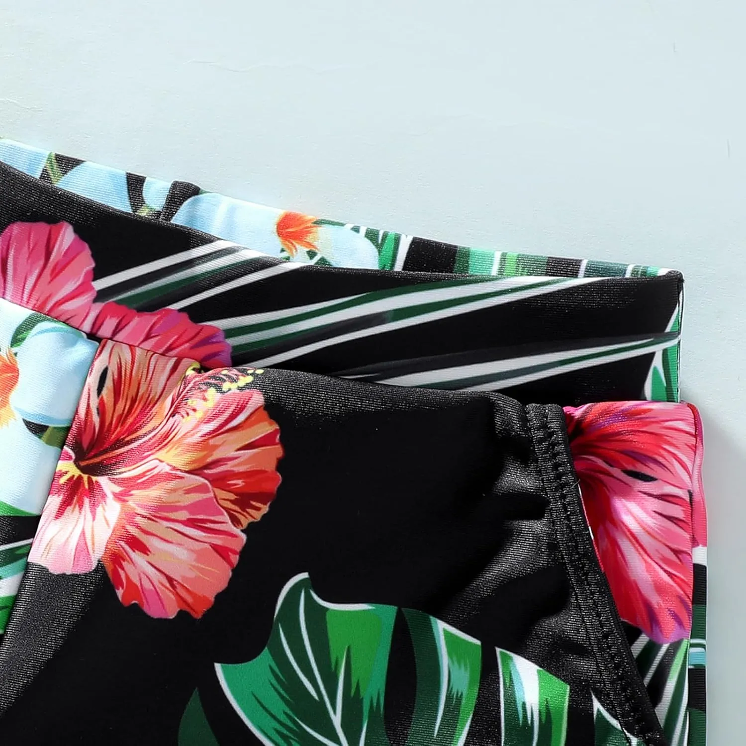 Family Matching Swimsuit Sets Tummy Control Bathing Suit Swimwear