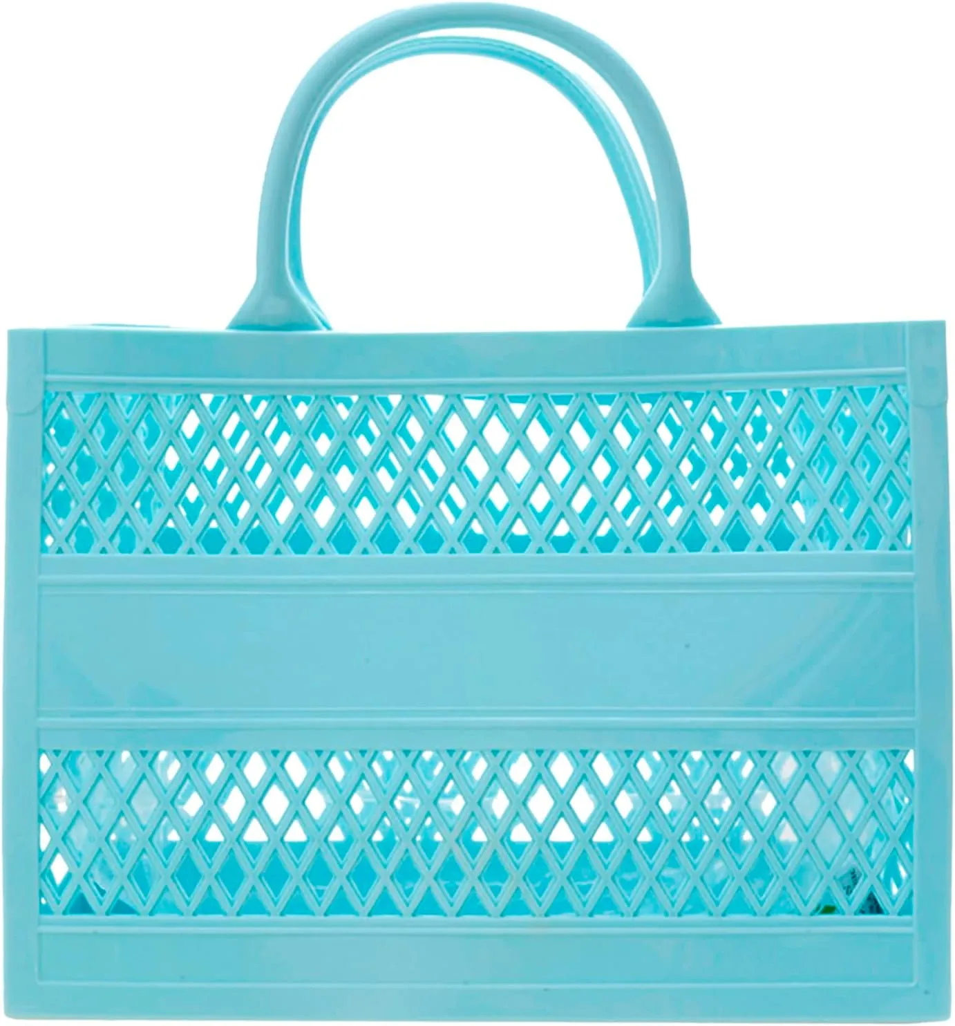 Fashion Big Capacity PVC Shopping Tote Bag Rubber Silicone Beach Bag Clutch Nails Coffin Shape Bags