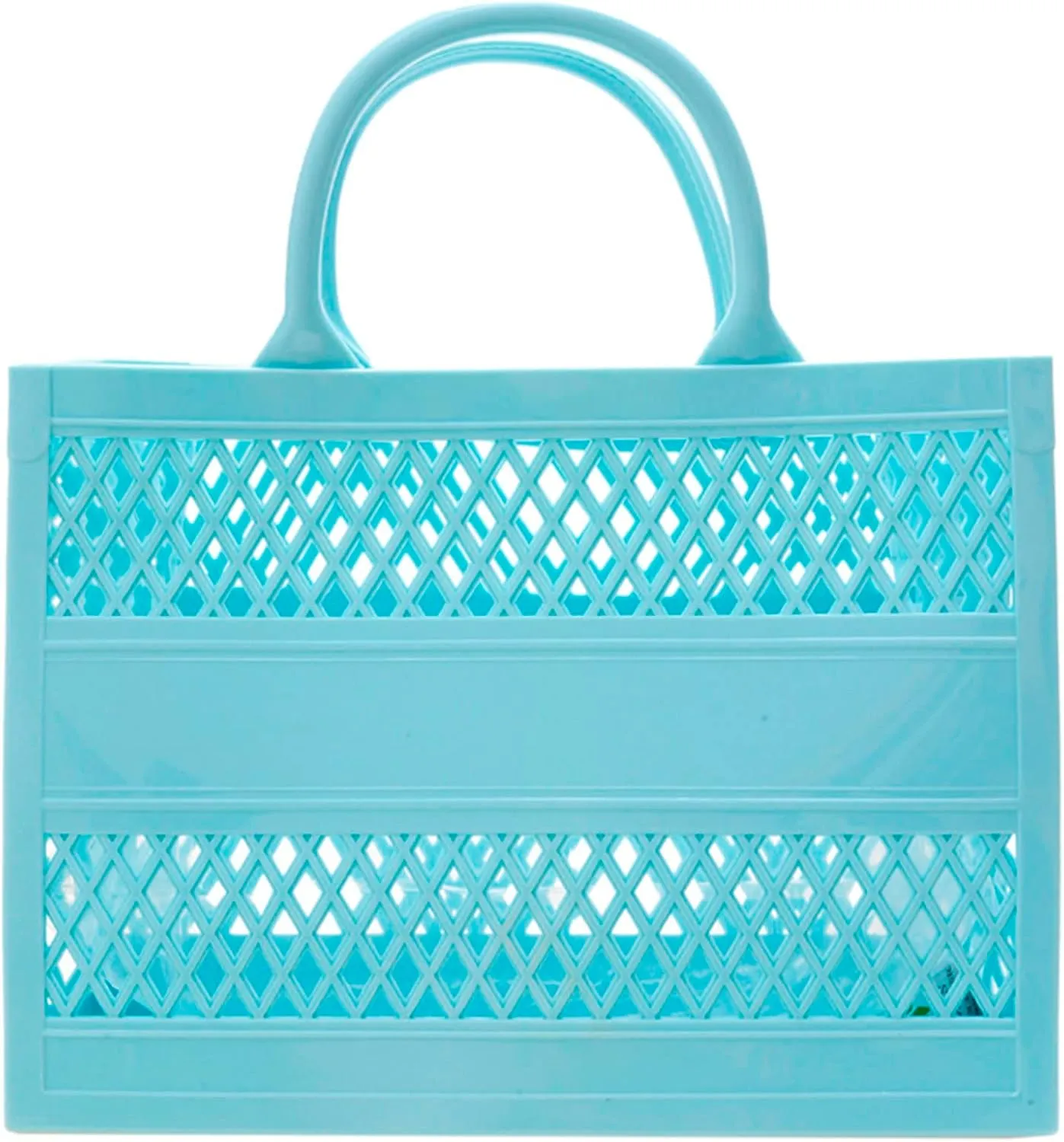 Fashion Big Capacity PVC Shopping Tote Bag Rubber Silicone Beach Bag Clutch Nails Coffin Shape Bags