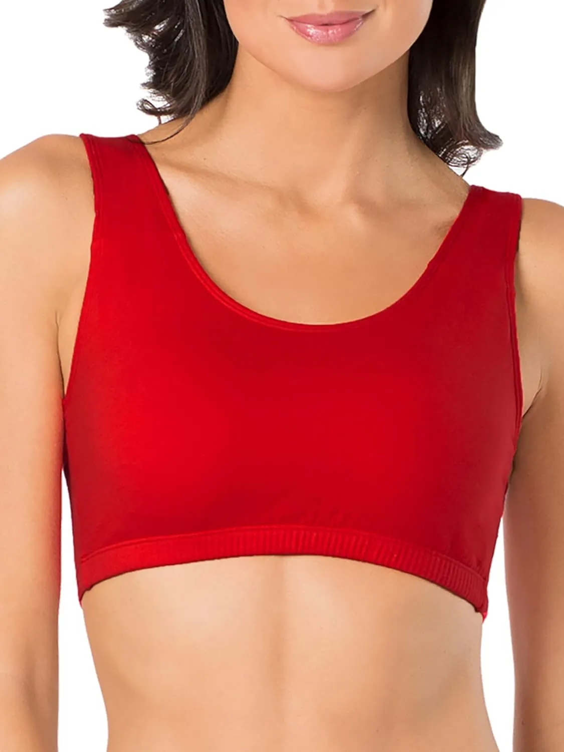 Fruit of the Loom Cotton Tank Bra for Women - Ultimate Comfort & Breathable Fit