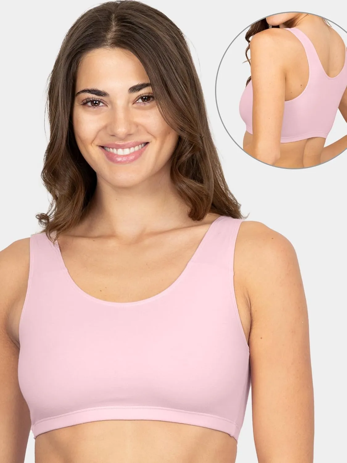 Fruit of the Loom Cotton Tank Bra for Women - Ultimate Comfort & Breathable Fit