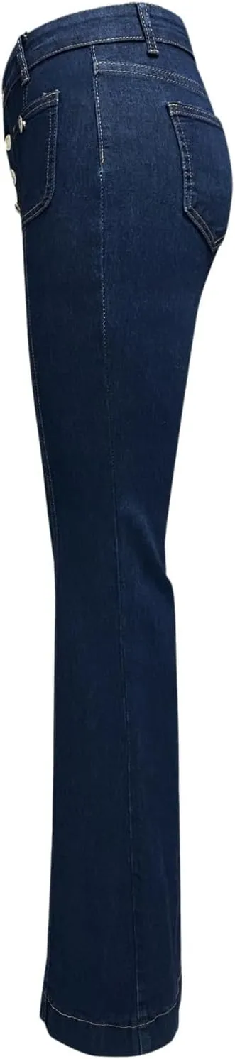 FZVYD Wide Leg Cropped Jeans for Women Trendy High Waisted Crossover Boyfriend Jeans Baggy Stretchy Denim Trousers 2024