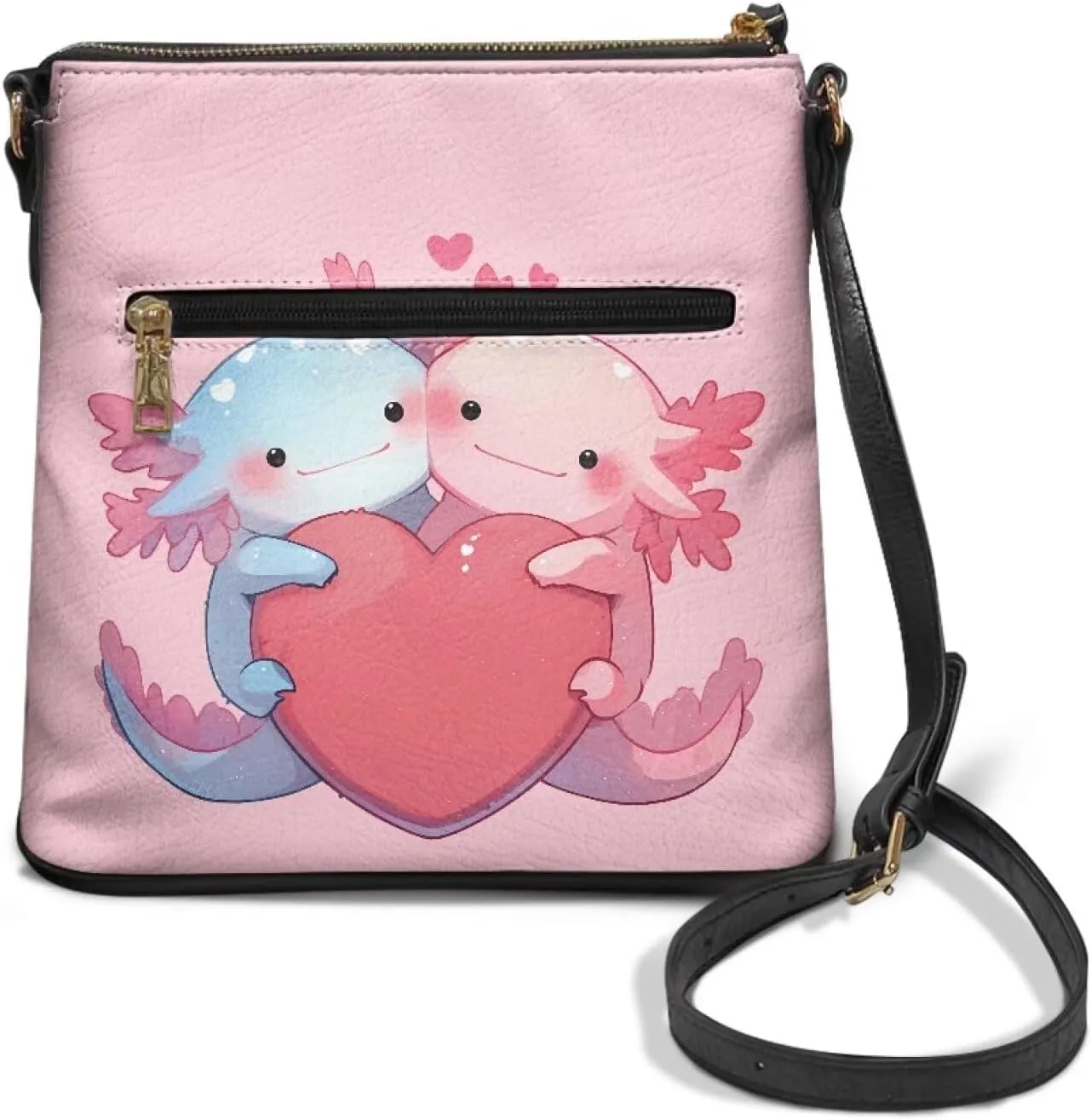 GIFTPUZZ Leather Shoulder Bag Work Totes for Women Purse Handbag with Back Zipper Pocket Large Crossbody Bag