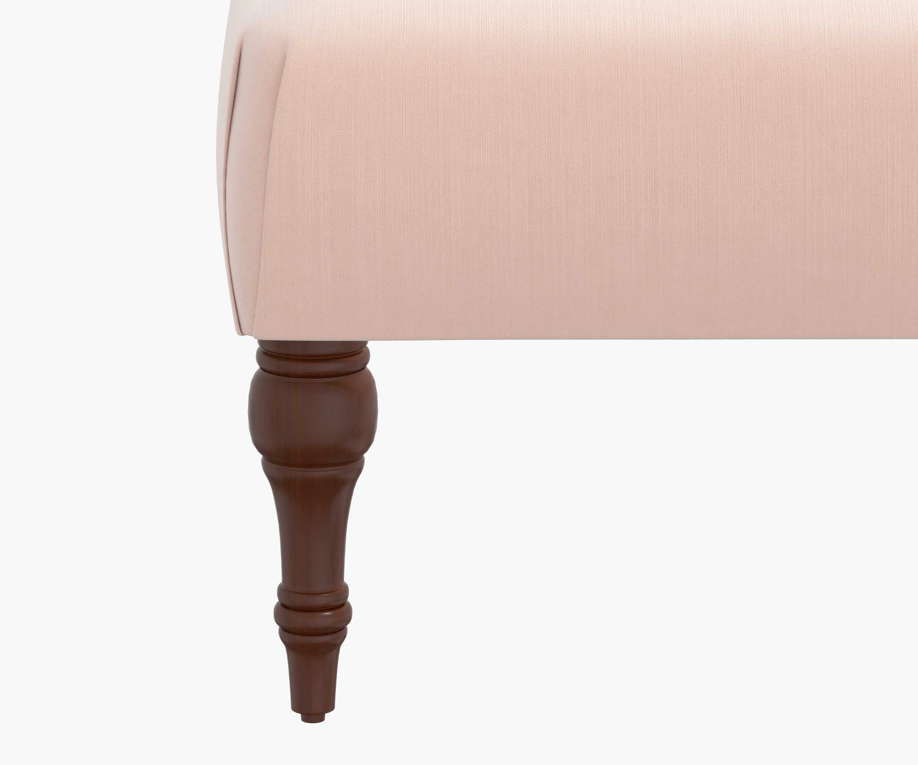 Greenwich Ottoman - Plum Velvet