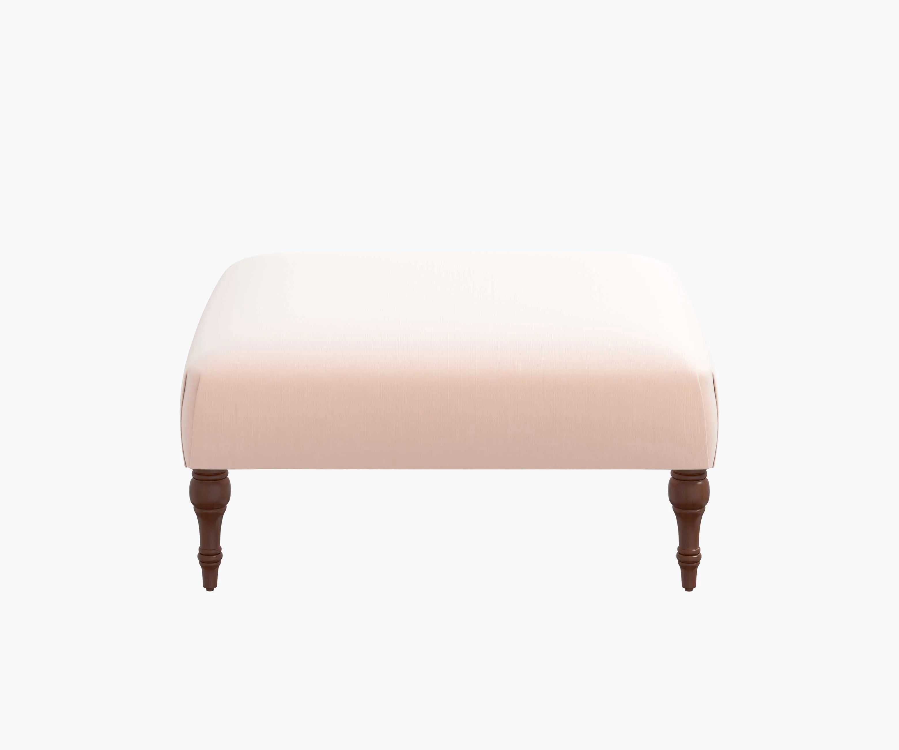 Greenwich Ottoman - Plum Velvet