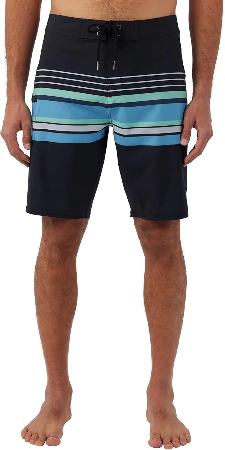 Hang Ten Mens 20 Inch Boardshorts - Men's Swim Trunks with Quick Dry Stretch Fabric and Pockets