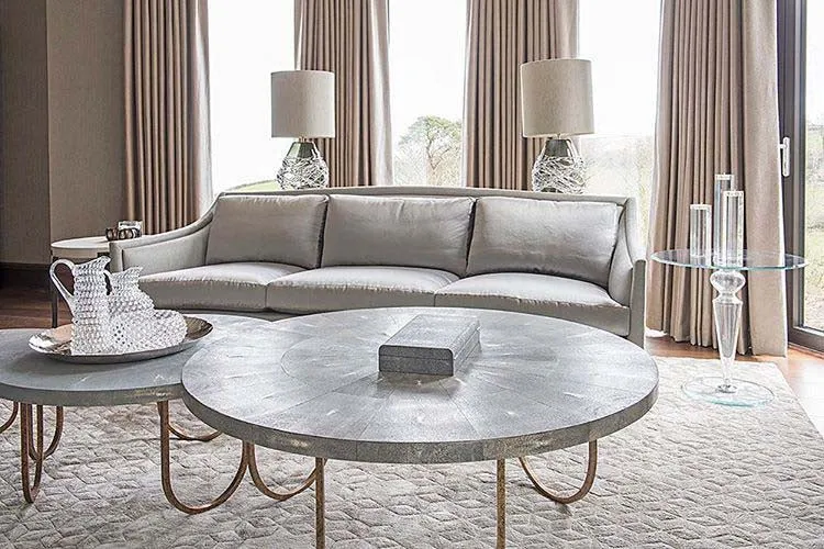 Havana Coffee Table in Shagreen and Leather