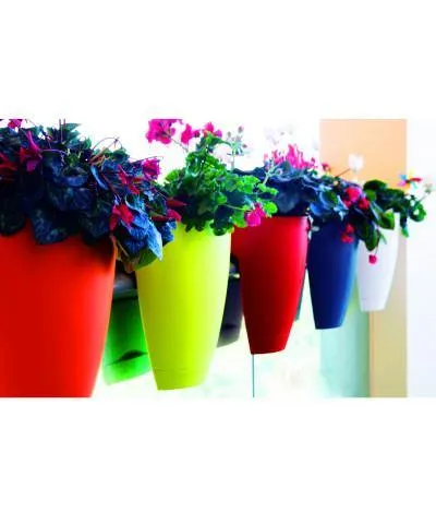 High Quality Plastic Balcony Railing Planter (Turq)