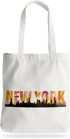 Jeilink New York Souvenirs and Gifts Beach Weekender Tote Travel Reusable Grocery Bags Girls Trip